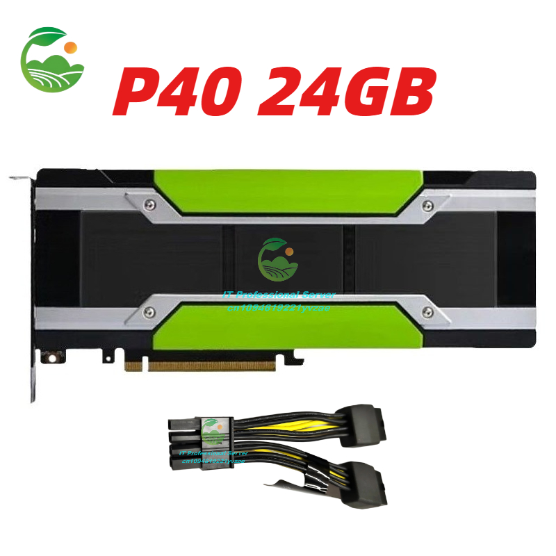 Ai Deep Learning Workstation Gpu 24Gb - بطاقة تسريع وحدة معالجة الرسومات P40