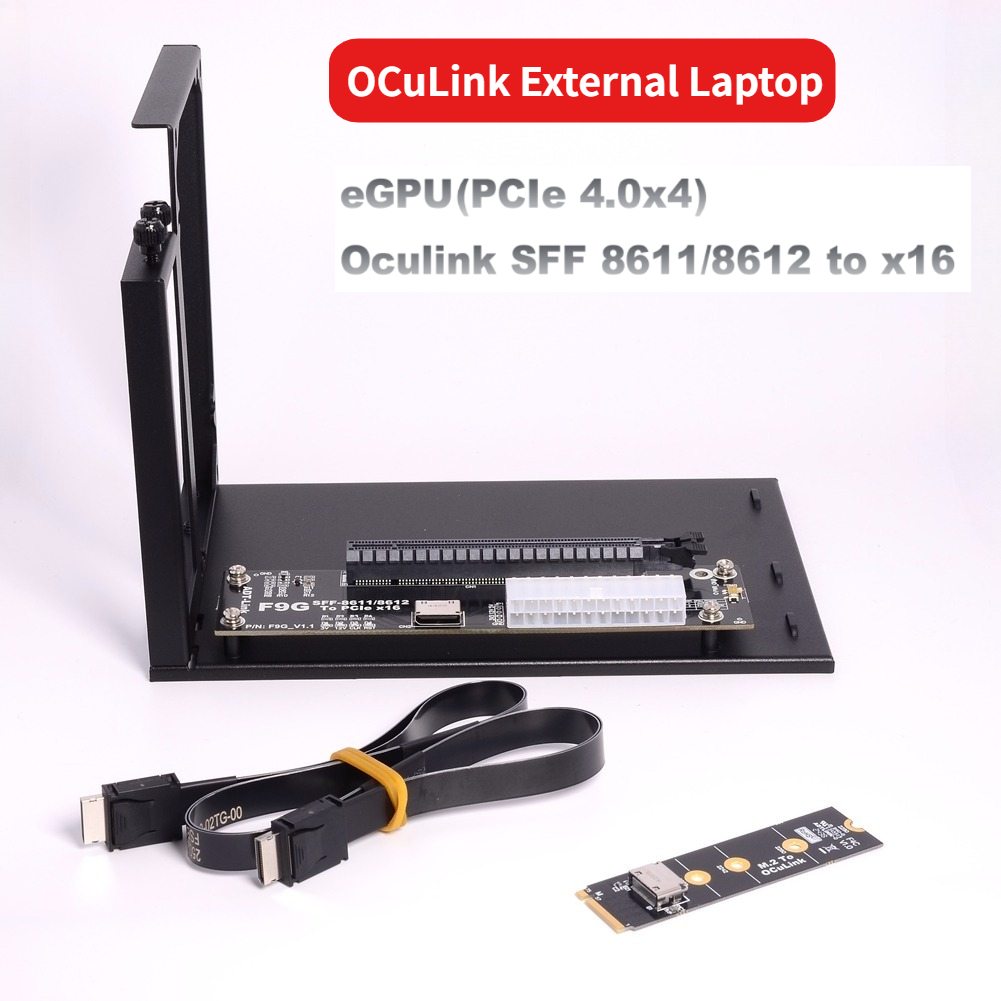 PCIe 4.0 X4 OCuLink أجهزة الكم - مراجعة Oculink Egpu Dock Graphics Card وسعره